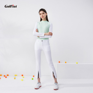 8分裤 薄款 户外运动休闲球裤 速干新款 高尔夫女裤 开衩裤 子女士夏季