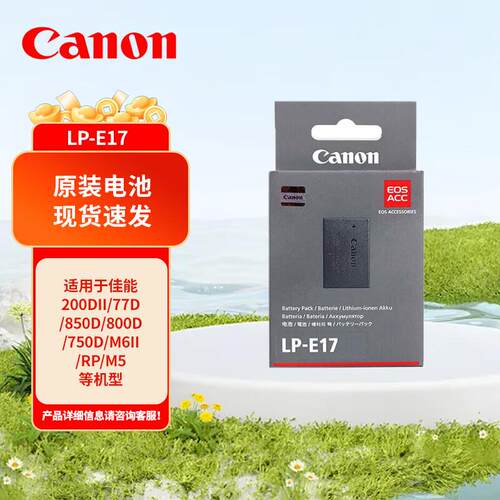 佳能(Canon)LP-E17 原装电池微单反数码相机电池 适用于佳能200DI