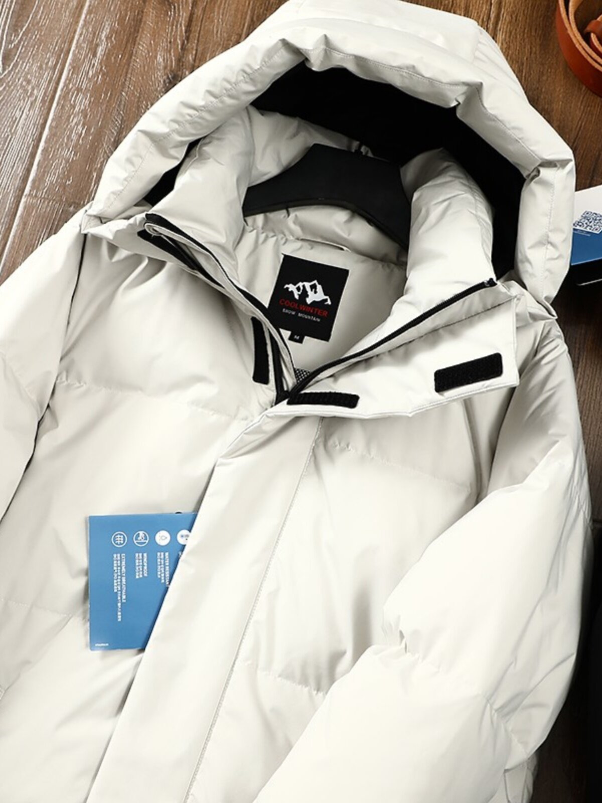 BLOCKBUSTER CATTLE 90 WHITE GOOSE DOWN  HEAT-REFLECTIVE LINING 600+ FLUFFY WINTER MENS AND WOMENS WARM LONG DOWN JACKETS