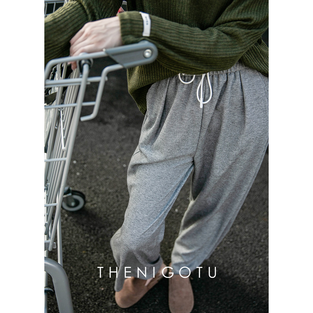 高腰百搭直筒休闲裤2024秋季