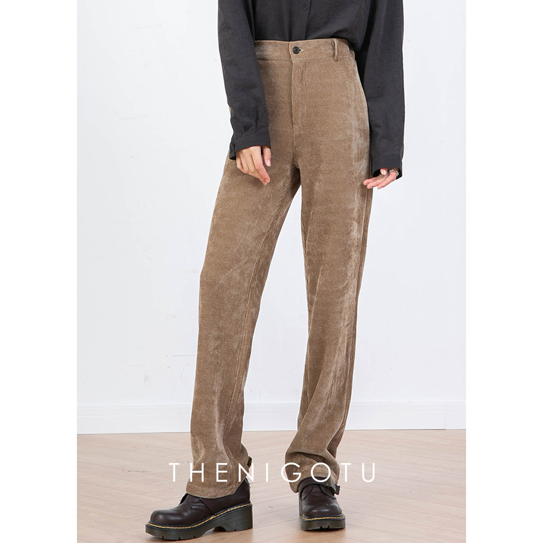 DOROTHY丨宽松直筒灯芯绒裤