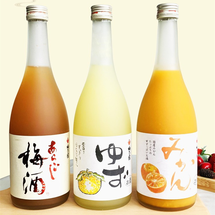日本梅乃宿柚子酒梅酒女士低度甜酒微醺果味少女果酒柚子酒720ml