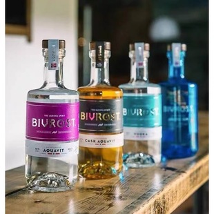 北极光金酒木桶阿夸维特酒BIVROST GIN挪威500ml杜松子酒 ARCTIC