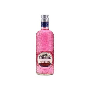 萨格利粉红金酒 STIRLING 杜松子酒蒸馏酒鸡尾酒基酒500ml