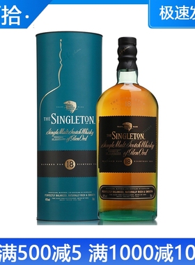 进口洋酒 Singleton苏格登18年单一麦芽苏格兰威士忌 烈酒 700ML