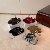 牛皮版 复古系带运动休闲阿甘板鞋 超软内增高4cm德训鞋 女秋冬新款