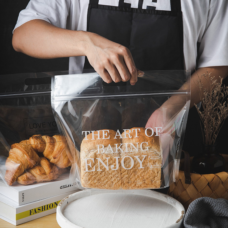 手提透明生吐司包装袋450g克切片拉链式高档自封密封烘焙面包袋,厨房/烹饪用具,点心包装盒/包装袋,淘宝优惠券,粉丝福利购,淘宝优惠卷