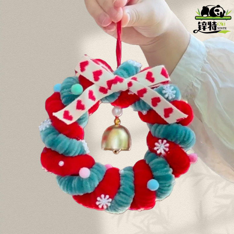 锌花环挂件扭扭I材节日氛围装品送朋诞装特圣诞棒DY料包饰友圣饰,玩具/童车/益智/积木/模型,手工创意粘贴类,淘宝优惠券,粉丝福利购,淘宝优惠卷