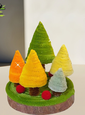 创林工D料包扭扭桌面摆件办桌面件意森手IY材棒创意送朋友公室摆