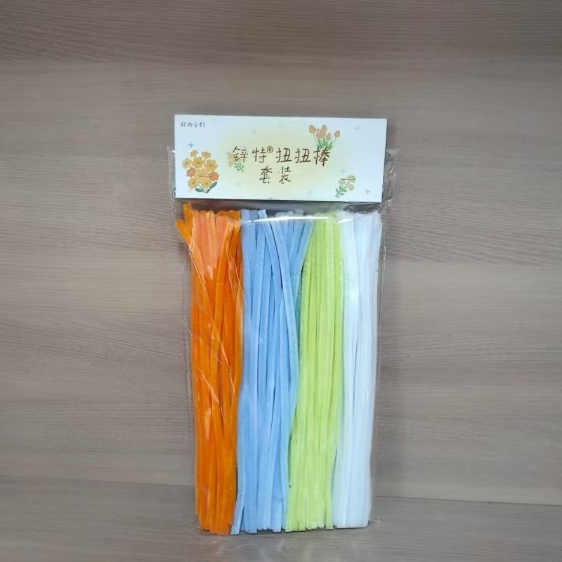 扭棒工diy毛扭条料彩马龙超密扭花束手根扭棒幼儿园毛材包色卡,玩具/童车/益智/积木/模型,手工创意粘贴类,淘宝优惠券,粉丝福利购,淘宝优惠卷