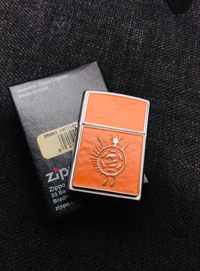 Zippo打火机05年美版贴章玛雅神秘符号天生舞者20883男士礼品