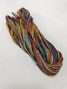 1.2mm手搓棉线文玩盘缠diy手工编织串珠流苏蒙古藏式 棉绳线材分装