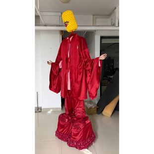 乐园景区商演巡游演出服高跷款 发光灯笼人