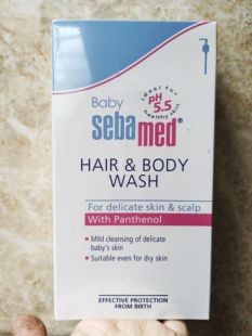 到期施巴洗发水沐浴二合一 婴儿童宝宝弱酸无刺激400ml 满68包邮