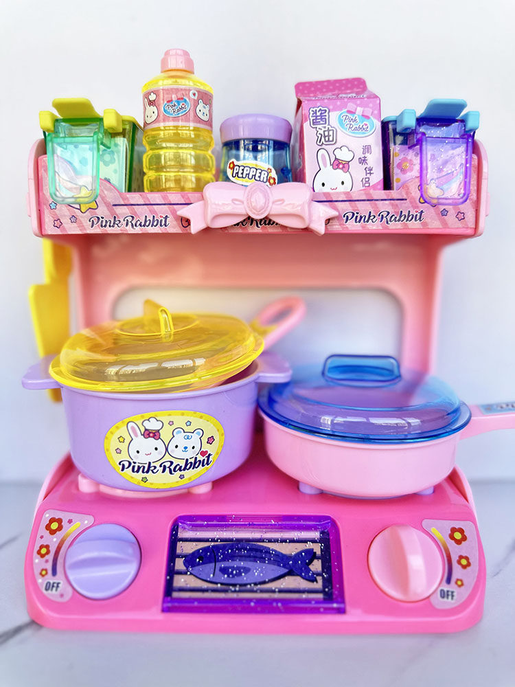 어린이 놀이 집 미니 주방 장난감 정수기는 3 6세를 위한 물 교육용 실제 요리 세트를 분배할 수 있습니다