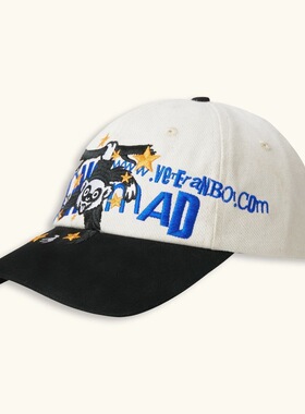VETERANBOI 冕狐猴刺绣胶章鸭舌帽 DIADEMED SIFAKA CAP