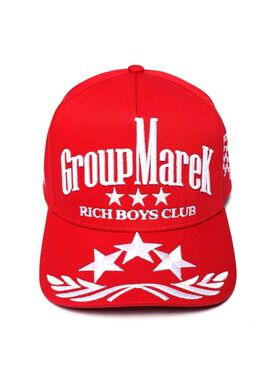 GroupMarek小众 嘻哈硬顶刺绣棒球帽男夏季休闲鸭舌帽弯檐潮帽