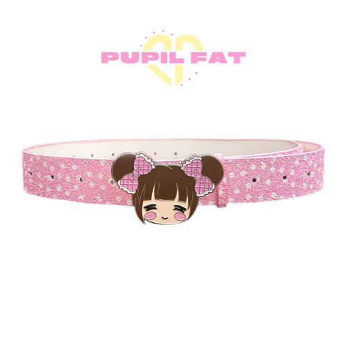 PUPILFAT金属闪粉大头娃娃腰带
