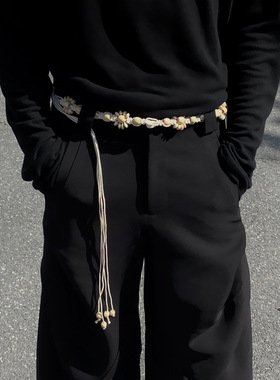 ROCK SHELL BELT 美式复古cleanfit小众设计岩螺腰带女腰链配饰