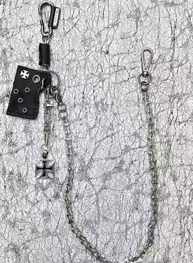 ERD y2k裤链2025新款铆钉朋克风皮带韩版百搭配牛仔裤装饰ins风