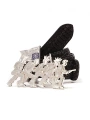 Black Belt Silver Buckle