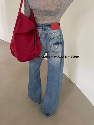 《小雅专享》2026春季新品牛仔裤9080