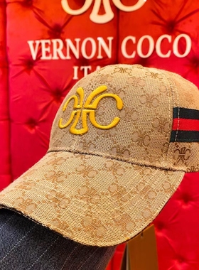 【VERNON COCO】Y23轻奢风刺绣男女款棒球帽鸭舌帽VN204