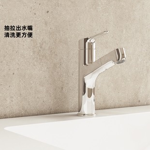 KOHLER 31341T 冷热水龙头K 科勒卫生间浴室洗脸盆台盆抽拉式