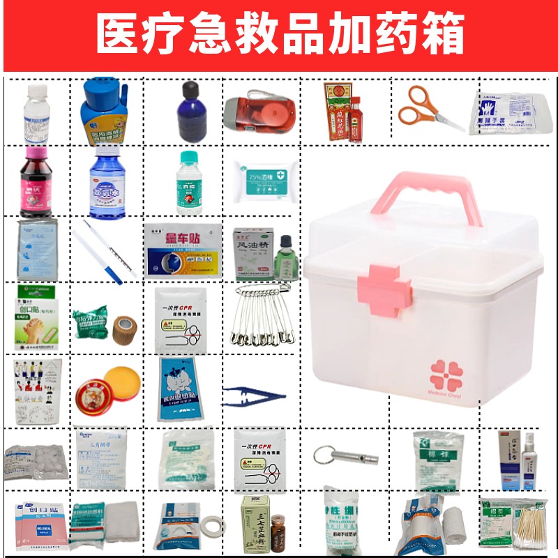 急救防护救生工厂单位安检便携应急医药箱消毒