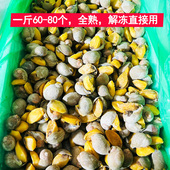 麻辣凉拌捞汁小海鲜食材原料冻品小规格假鲍鱼螺老婆脚泥螺肉带壳