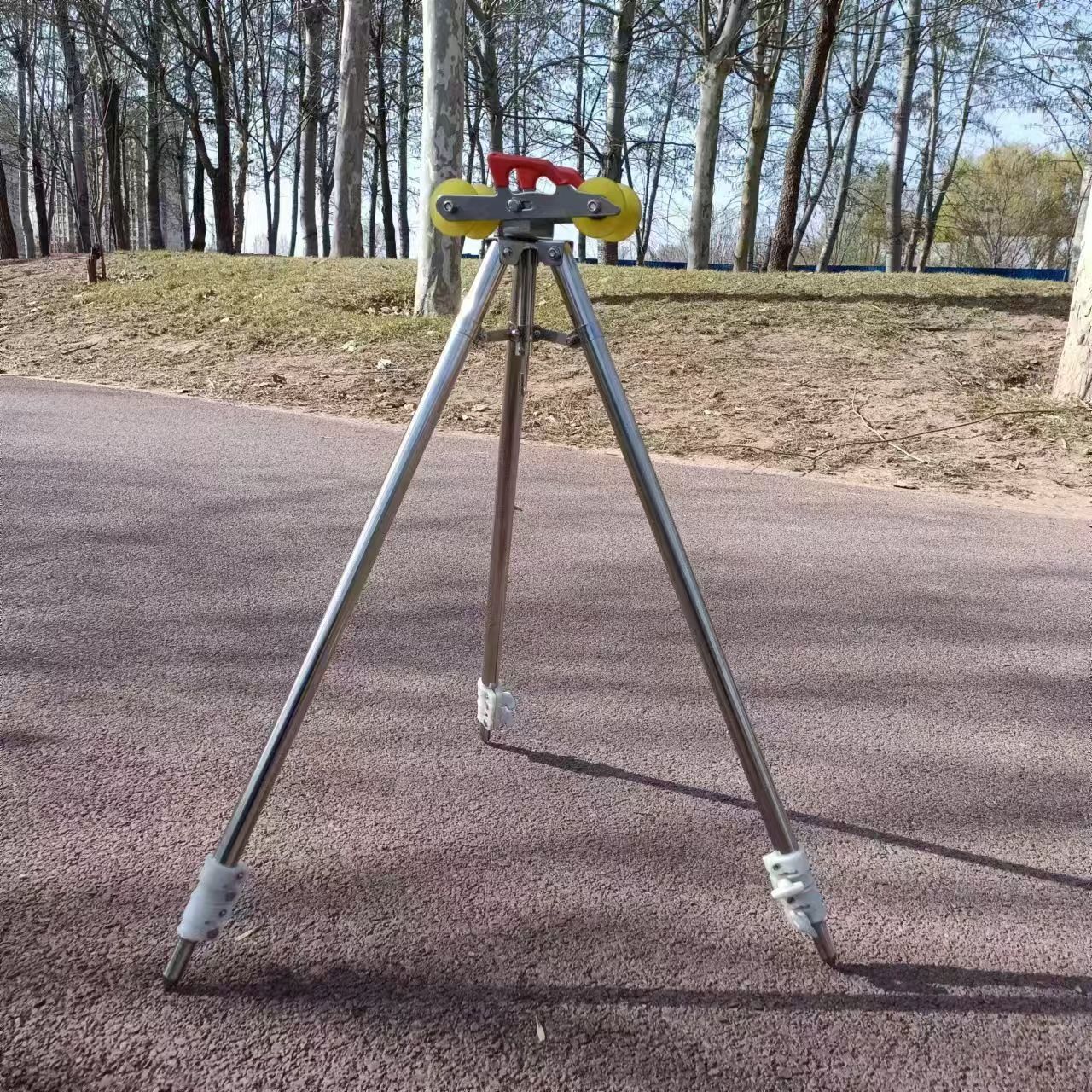 路滑钓支架长竿炮台支架不锈钢伸缩炮竿龙门三角架传统钓长杆带滑