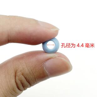 大孔径圆0787珠实色春天色1Y0mm亚克力珠子儿童DI手工串珠料材孔4