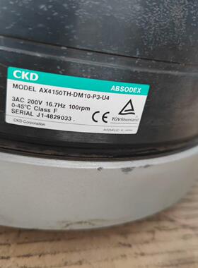 AX4150TH-DM10-P3-U4 AX900TH-U4 CKD旋转马达驱动器议价维修