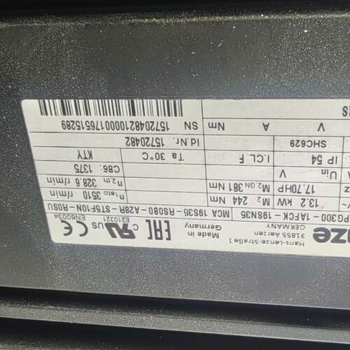 MPG300-1AFCK-19SN35 伦茨伺服电机 工控自动化配件议价维修