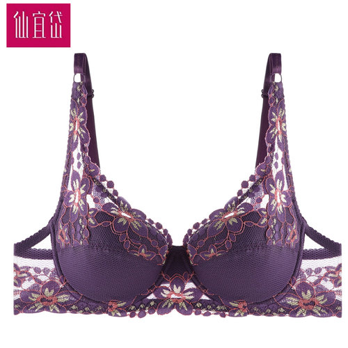 仙子宜岱薄款女性感文胸蕾丝内衣