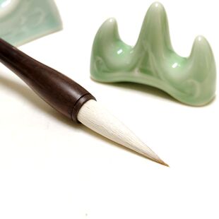 如梭兼毫大楷毛笔长锋精品提斗大号大字对联楷书宋体行草专业书法