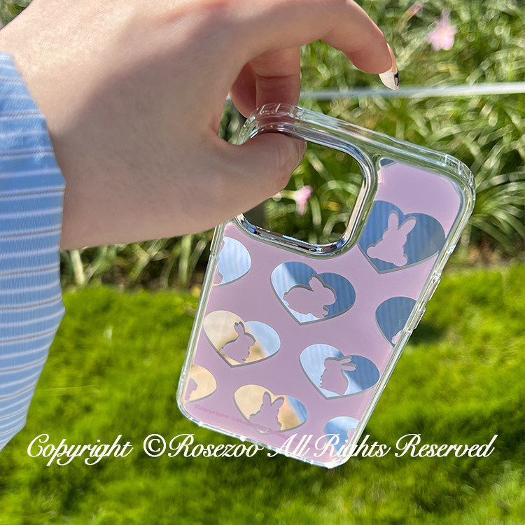 苹果15promax镜面可爱镜面亚克力