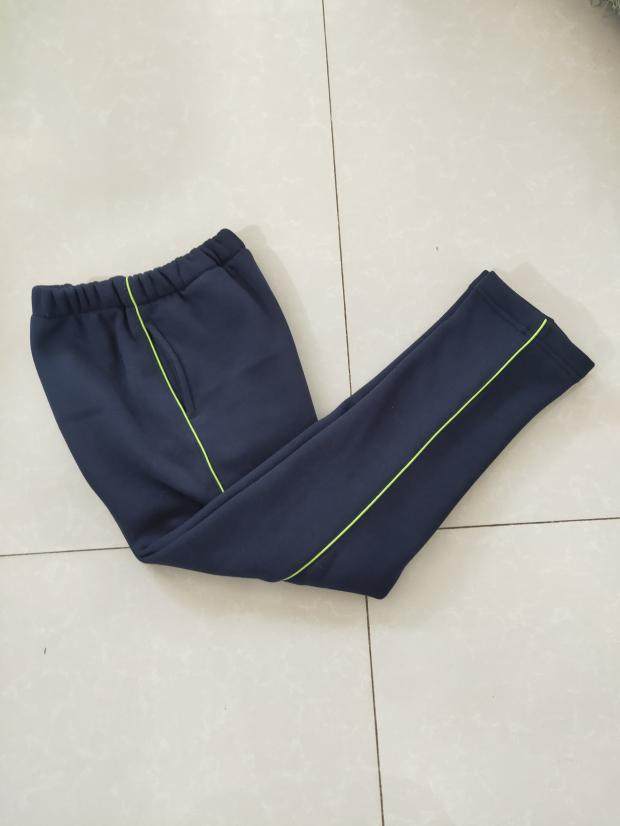 秋冬新款中高小学生校服裤深藏蓝色加一根荧光绿细条运动大码校裤,运动服/休闲服装,运动长裤,淘宝优惠券,粉丝福利购,淘宝优惠卷