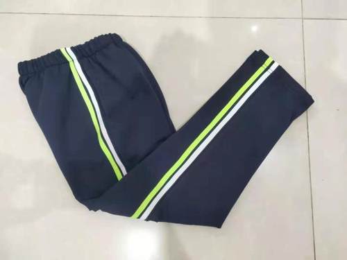 订做四季中小学生纯棉加白色校裤