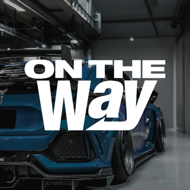 Wayv威神V汽车车贴On The Way演唱会车身玻璃后窗镂空装饰贴纸