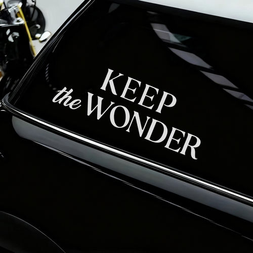 KEEP the WONDER个性汽车装饰贴玻璃车尾邝玲玲lingorm电动车车贴