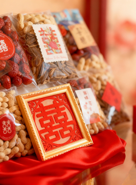 加大尺寸12x20透明喜糖干果袋 多款式便捷包装婚宴婚礼伴手礼