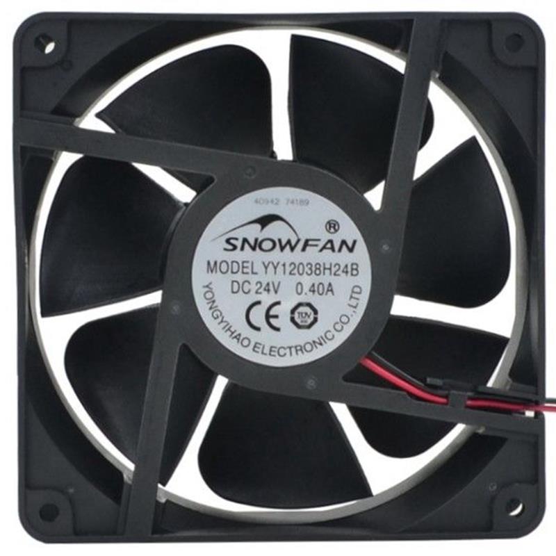 SNOWFAN YY12038H24B DC24V 0.40A 12CM 焊机医疗设备 变频器风扇