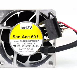 全新/SANYO 9LG0612P4S007风机 DC12V 0.67A PWM控制散热风扇