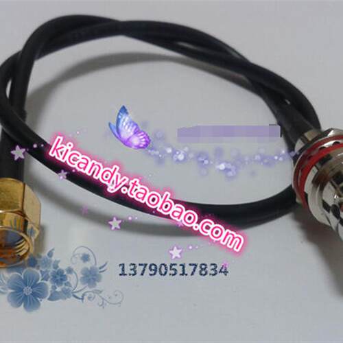 50欧姆转接线SMA/BNC-JK SMA公转BNC母小六角带螺母垫片防水圈