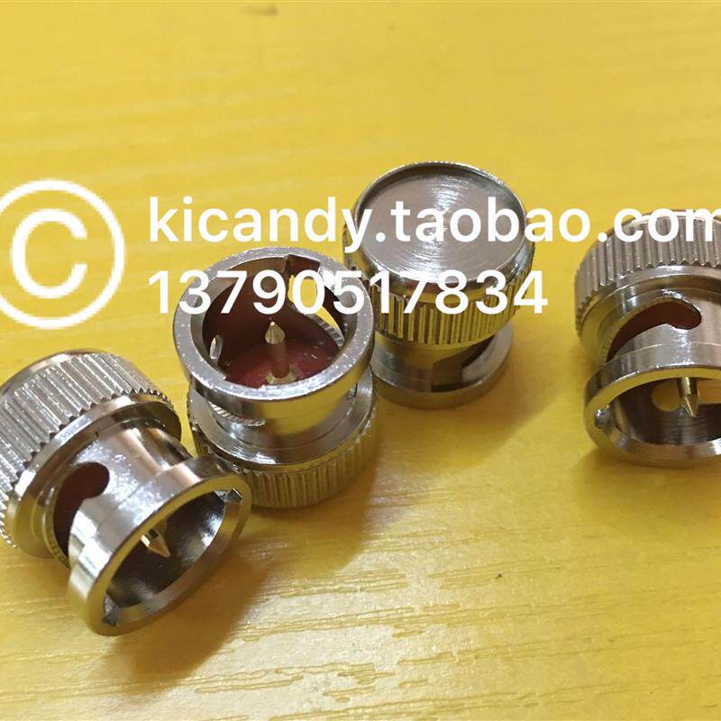 BNC公头终端BNC金属防尘帽BNC堵头短路器BNC接地终端设备连接器