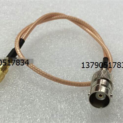 L5(M5公头转BNC(Q9)母头超声波探伤仪换能器压加速度传感器测试线