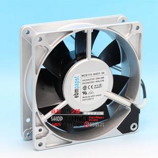散热风机 W2S115 全金属 德国ebm 27W 12738 AA51 230V