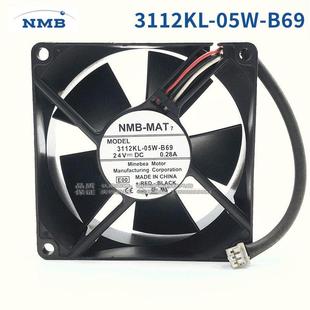 正品 B60 3112KL 05W DC24V B69 原裝 B59變頻器散熱風(fēng)扇 8032