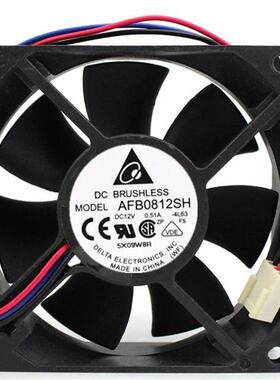 原装台达8CM8025 12V0.51A AFB0812SH大风量双滚珠散热风扇